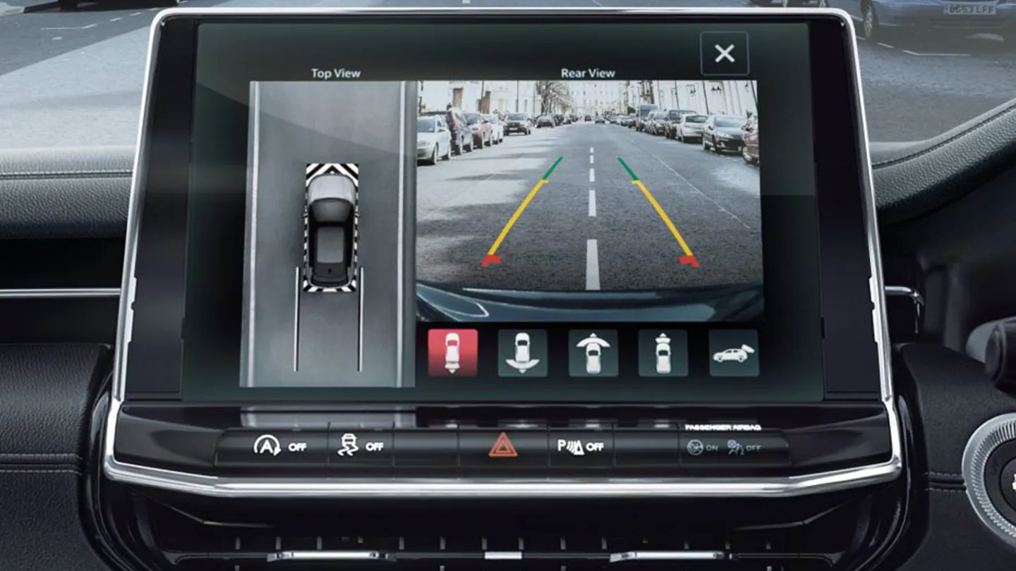 360-degree Parkview Rear Back-Up Camera with Dynamic Grid Lines